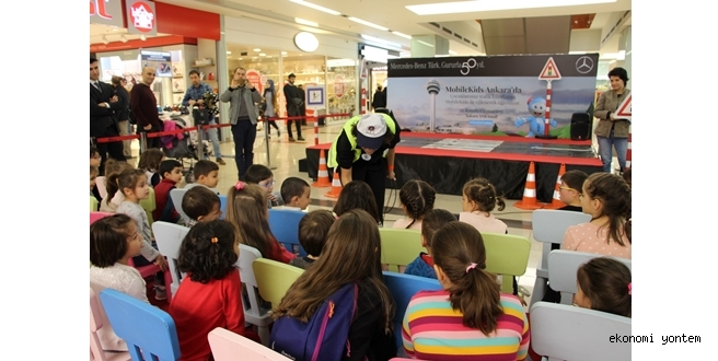 Mercedes-Benz Türk’ün MobileKids Trafik Eğitim Projesi,  Ankara’da çocuklarla buluştu