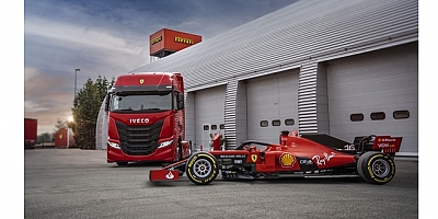 Ferrari, Formula 1 araçlarını dünya şampiyonası  yarış pistlerine IVECO S-Way ile taşıyacak