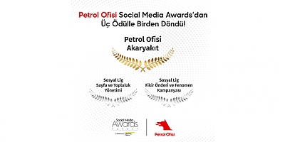 Sosyal medyanın liderleri belirlendi Akaryakıtta Altın Ödül Petrol Ofisi’nin