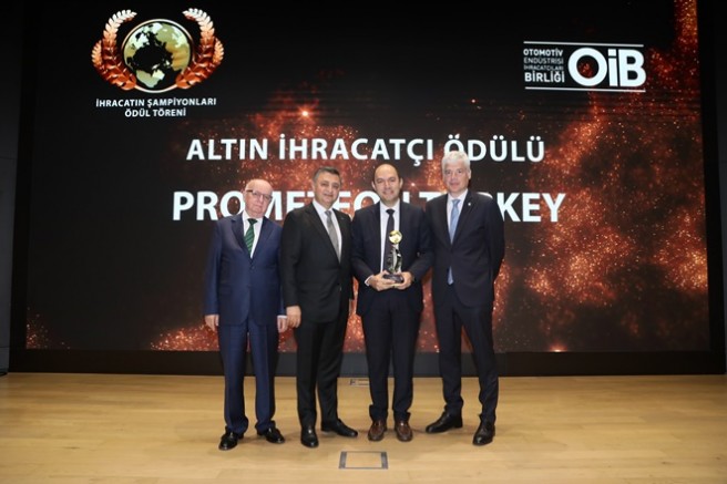 Prometeon Türkiye   bir kez daha ‘Altın İhracatçılar Listesi’nde