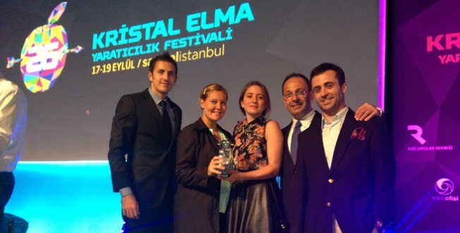 Aygaz’ın reklam ve pazarlama kampanyalarına bir Kristal, bir Gümüş, iki Bronz Elma