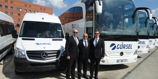 Yepyeni “Mercedes-Benz Travego ve Sprinter” araçlar Gürsel Turizm filosuna katıldı