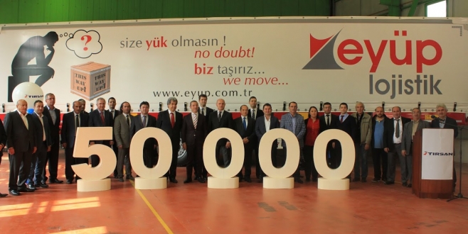 TIRSAN SON 10 YILDA ÜRETTİĞİ 50.000inci ARACI TESLİM ETTİ
