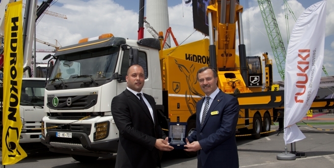 Hidrokon üstyapılı Volvo FMX, Ankomak 2014’te gövde gösterisi yaptı