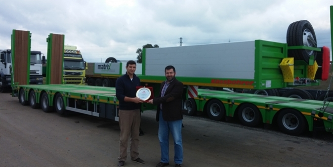 KÄSSBOHRER’DEN MATRIX LOJİSTİK’E  LOW-BED FİLO TESLİMATI