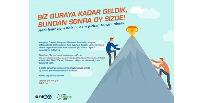 Brisa, ‘Avrupa İş Ödülleri’  finalistleri arasına girdi