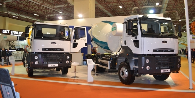 Ford Trucks Mikser Serisi  Beton 2015 Fuarı’nda göz doldurdu