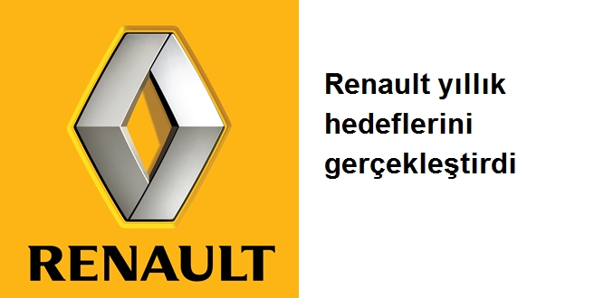 Renault 2014 yıllık hedeflerini gerçekleştirdi