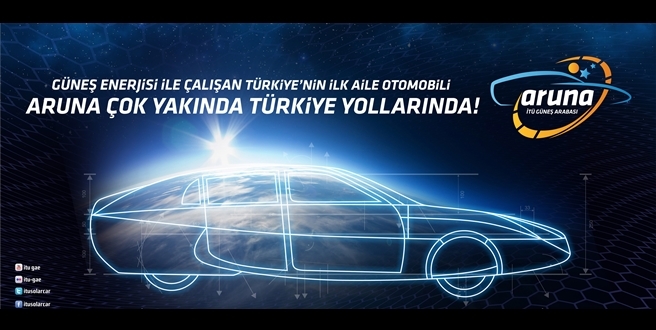 BATU’DAN GÜNEŞ ENERJİSİ İLE ÇALIŞAN OTOMOBİL  “ARUNA”YA DESTEK..