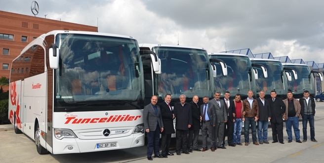 Can Dersim Tunceliler filosuna 14 adet Mercedes-Benz Travego S ekliyor