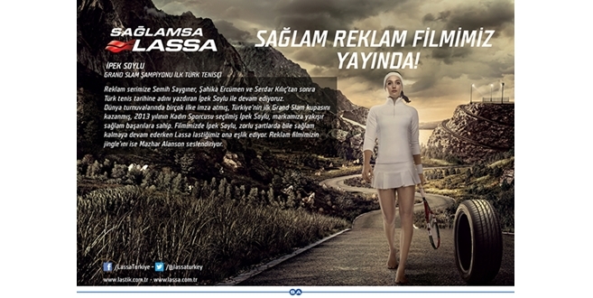 Lassa tenisin sağlam sporcusu İpek Soylu ile yollara çıkıyor