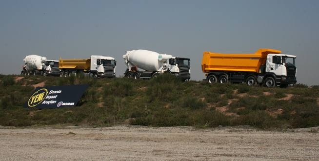 Scania, Yeni İnşaat araçları ile atılımda..