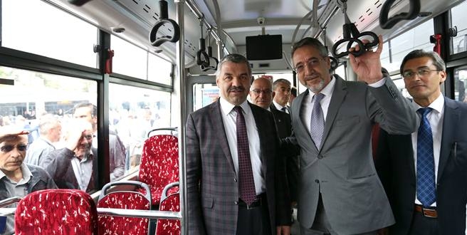Kayseri kentiçi ulaşımına CNG’li 30 Temsa Avenue katıldı