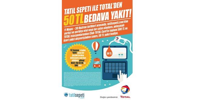 TOTAL VE TATİL SEPETİ KAZANDIRIYOR