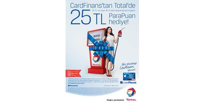 TOTAL VE FİNANSBANK’TAN 25 TL PARAPUAN KAZANDIRAN KAMPANYA