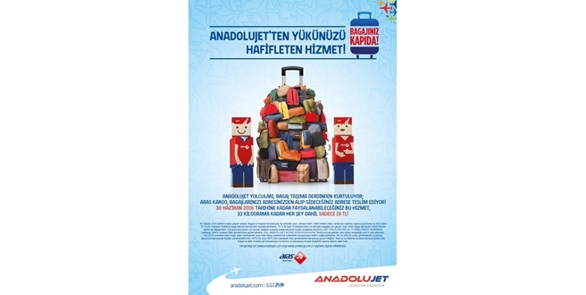 ANADOLUJET VE ARAS KARGO’DAN HAFİFLETEN HİZMET!
