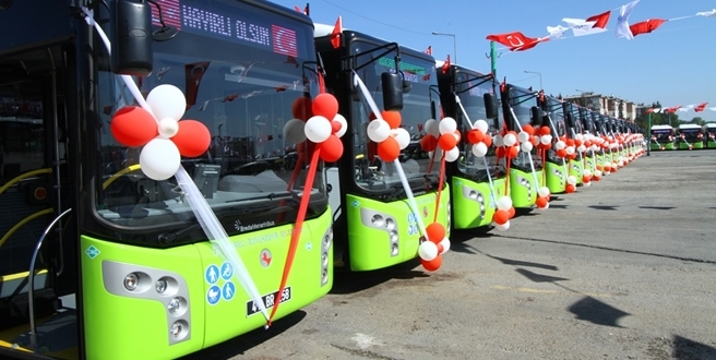 KOCAELİ BELEDİYESİ 200 ÇEVRECİ OTOBÜSÜ DEVREYE SOKUYOR