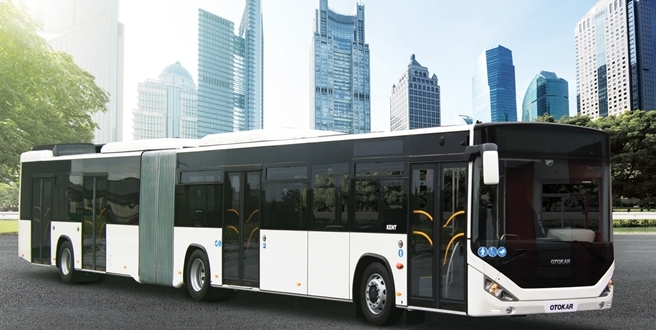 Otokar, körüklü otobüsünü ilk kez Avrupa’da sergiledi