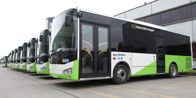 Otokar’ın 142 araçlık dev otobüs filosu  Malta caddelerinde
