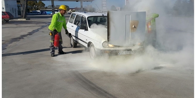 TORA PETROL EKİBİNDEN YANGINA ANINDA MÜDAHALE