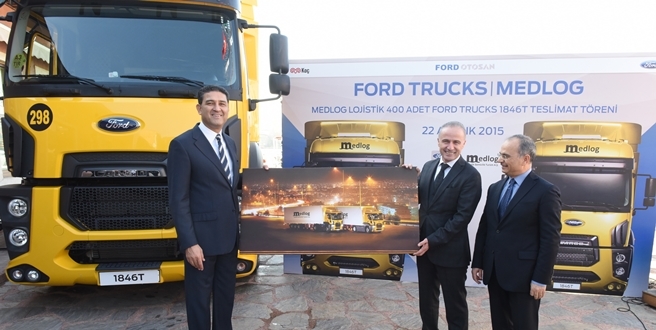 Ford Otosan tarihinin en büyük çekici filo teslimatını Medlog Lojistik ile gerçekleştirdi