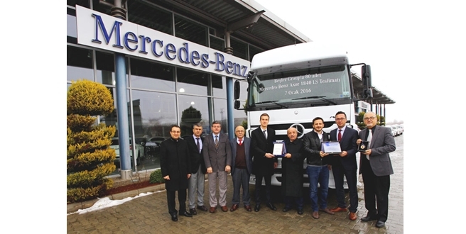 Beşler Group’a Mercedes Benz’den 80 Axor teslim edildi