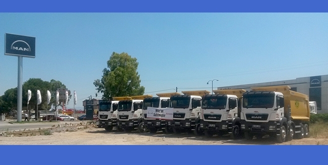 MKZ Lojistik toplam 100 adetlik MAN  kamyon ve çekici alımını tamamladı