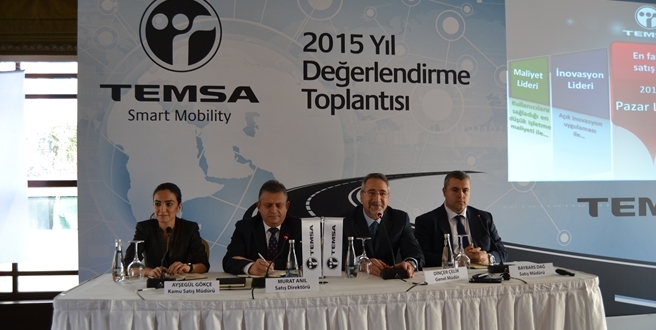 TEMSA, 2015 ‘de Safir Plus ile esti, Maraton ile fırtına kopardı. 2015’de yine pazar lideri oldu..