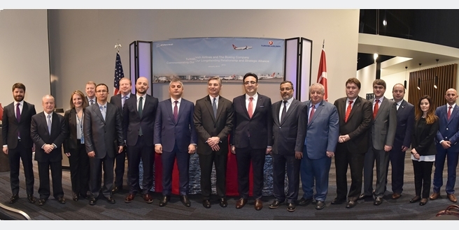 Türk Havayolları ve Boeing uzun vadeli işbirliği anlaşması imzaladı.