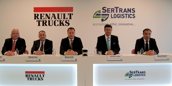 Sertrans Logistics, 70 adet Renault Trucks ile 2016 hedefini büyütüyor