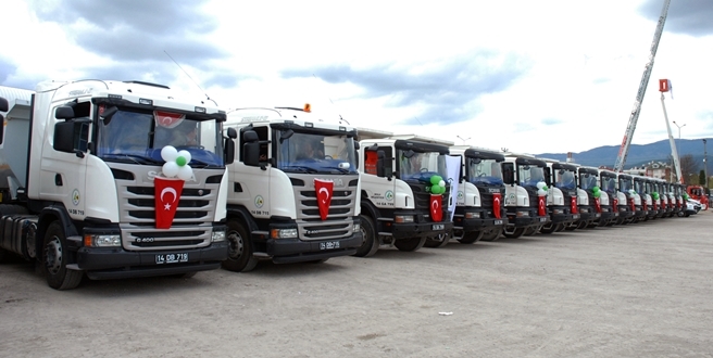 Bolu Belediyesi, araç filosuna 17 adet Scania ekledi.