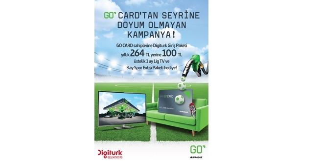 GO CARD ve Digiturk İşbirliği Cazip Avantajlar Sunuyor