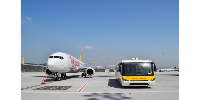 Pegasus, ana üssü İstanbul Sabiha Gökçen’de kendi uçakları için yer hizmetlerinin tamamını vermeye başlıyor