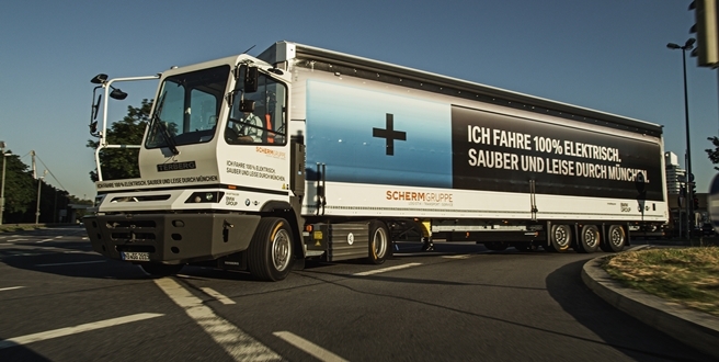 Allison tam otomatik şanzıman donanımlı elektrikli kamyonlar, Münih’te emisyonları düşürüyor