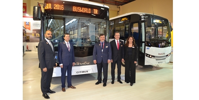 Anadolu Isuzunun Avrupa’dan ödüllü CITIPORTu  Busworld de yoğun ilgi gördü.