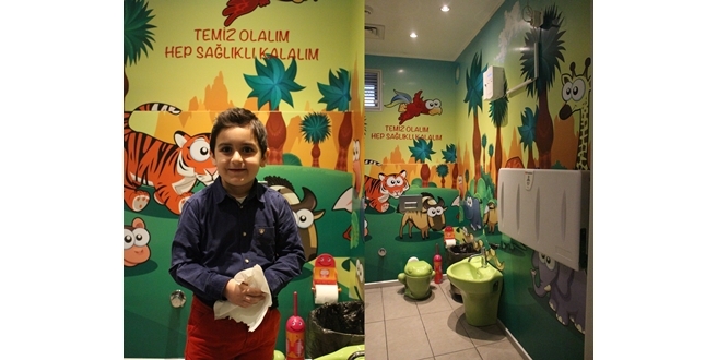 SHELL İSTASYONLARINDA ÇOCUKLARA ÖZEL TUVALETLER