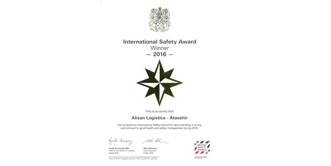 Alışan Lojistik  iş güvenliği uygulamalarında çıtayı yükseltti