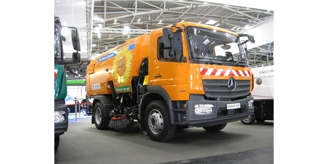 Allison şanzıman donanımlı ilk Mercedes-Benz Antos, IFAT fuarında görücüye çıktı