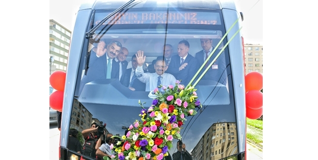 Bozankaya’nın tramvayları, Kayseri’deki test sürüşlerinde tam puan aldı