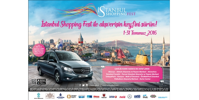 Mercedes-Benz Vito Tourer kazanma fırsatı İstanbul Shopping Fest’te