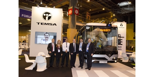 Temsa MD9 electriCity bu kez de Fransa’da tanıtıldı..