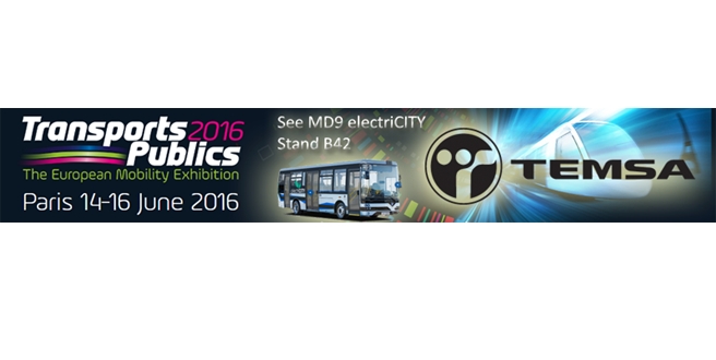 TEMSA MD9 ElectriCity’i Fransa’da tanıtıyor..