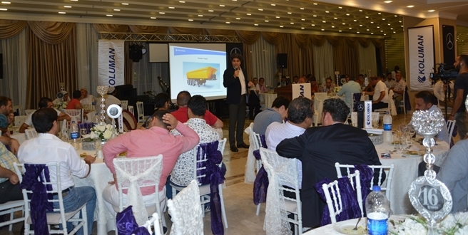 Koluman, bu kez Mersin de müşterileriyle iftar yemeğinde birararaya geldi