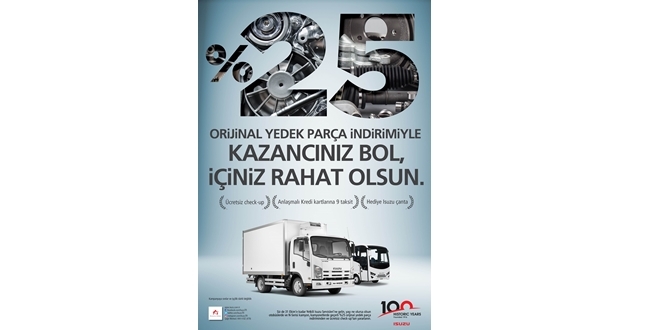 Anadolu Isuzu’dan  Yedek Parça Kampanya Fırsatları