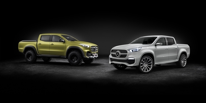 Mercedes-Benz Concept Pickup  Stockholm’de tanıtıldı