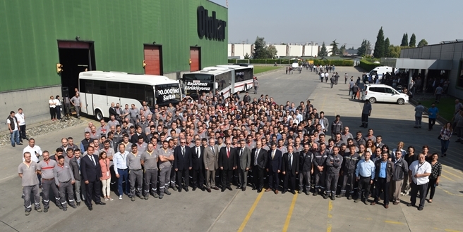 Otokar’ın 20.000’inci Sultanı üretim bandından indi..