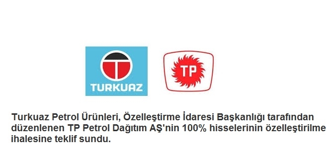 Turkuaz Petrol Ürünleri, Türkiye Petrolleri için teklif verdi