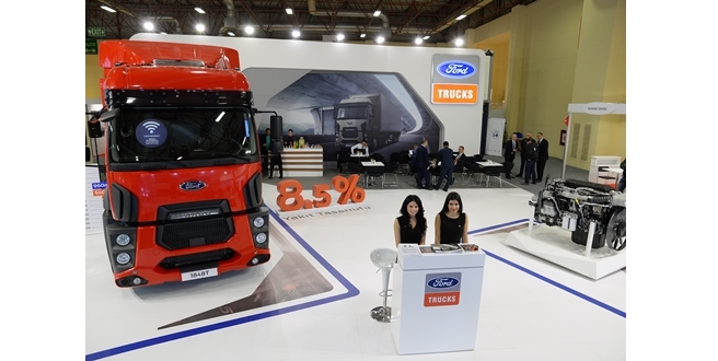 Ford Trucks yakıt cimrisi 1848T ile Logitrans Fuarı’nda ilgi odağı oldu