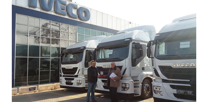 Iveco’dan Selamoğlu’na 7 adet çekici teslim edildi