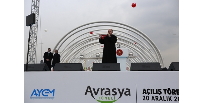 AVRASYA TÜNELİ HİZMETE AÇILDI